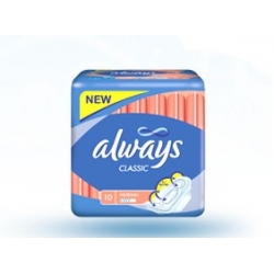 ALWAYS CLASSIC NORMAL PODPASKI ZE SKRZYDEŁKAMI  10SZT