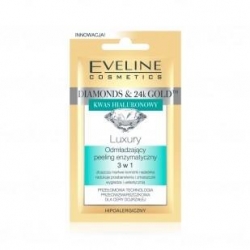 EVELINE DIAMOND & 24 k GOLD  Diamentowy Peeling Enzymatyczny 3 in 1