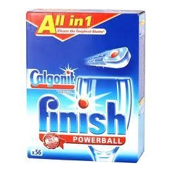 Calgonit Finish All in One Powerball tabletki do zmywarek 56szt