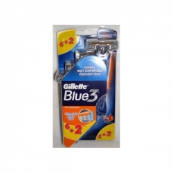 GILLETTE BLUE III JEDNORAZÓWKI 8SZT 6 +2GRATIS
