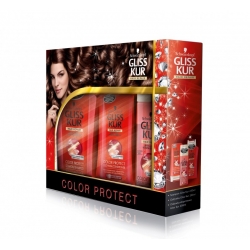 Gliss Kur Color Protect ZESTAW 3-ELEMENTOWY Ulitmate Volume/repair