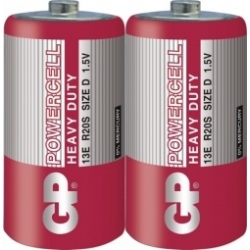 BATERIE GP POWERCELL R20 CYNKOWO-WĘGLOWA 2SZT