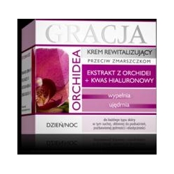 Gracja Ekstrakt z Orchideii + kwiat hialuronowy krem przeciwzmarszczkowy rewitalizujący