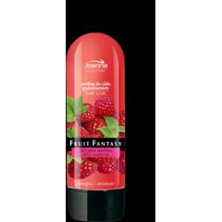JOANNA Fruit Fantasy peeling gruboziarnisty - Soczysta malina -  200m