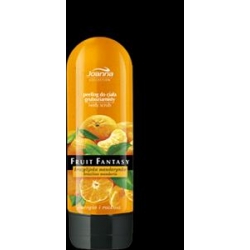 JOANNA Fruit Fantasy peeling gruboziarnisty - Brazylijska mandarynka -  200ml