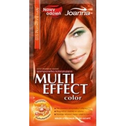 JOANNA Multi Effect Color - 15 - Płomienny rudy Szampon koloryzujący