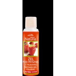 JOANNA Naturia Mini - żel pod prysznic - Truskawka - 100 ml