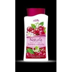 JOANNA NATURIA Szampon 2w1do włosów farbowanych- z wiśnią 500ml