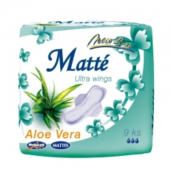 MATTES MATTE ULTRA ALOE VERA PODPASKI ZE SKRZYDEŁKAMI 9SZT