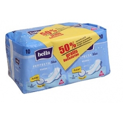 BELLA PERFECTA BLUE PODPASKI ZE SKRZYDEŁKAMI 9SZT x2  DUOPAK