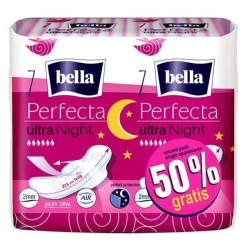 BELLA PERFECTA ULTRA NIGHT PODPASKI ZE SKRZYDEŁKAMI 14SZT  DUOPACK