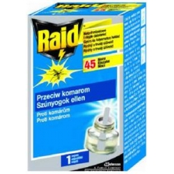 Raid Przeciw komarom 45 nocy elektrofumigator wkład