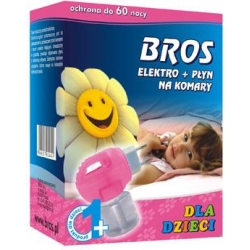 BROS elektro + płyn na komary dla dzieci