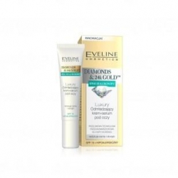 EVELINE DIAMOND & 24 k GOLD  Krem Odmładzający Serum pod oczy