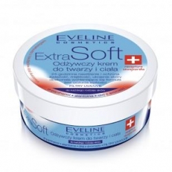 EVELINE EXTRA SOFT Odżywczy krem do twarzy i ciała do każdego rodzaju skóry