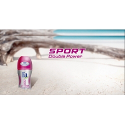 FA SPORT DOUBLE POWER – SPORTY FRESH DEZODORANT ROLL ON 50ML