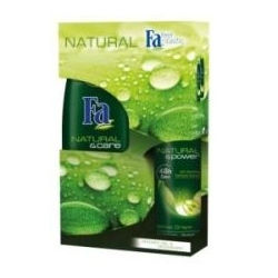 Fa Natural & Care zestaw damski 2 el deo+żel p/prysznic