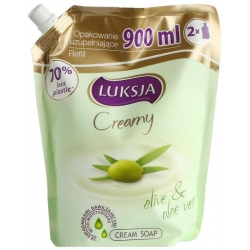 LUKSJA Olive Aloe vera Mydło w płynie ZAPAS 900 ml