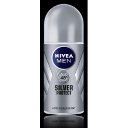 NIVEA FOR MEN SILVER PROTECT ANTYPERSPIRANT ROLL ON 50ML