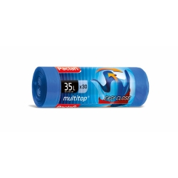 Worki na śmieci 35l / 50szt MULTITOP z uszami