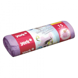 Worki na śmieci zawiązywane 60l / 15szt. + 1 gratis