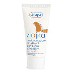 ZIAJA ZIAJKA PASTA DO ZĘBÓW DLA DZIECI Z XYLITOLEM/TUBA 50ML