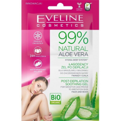 EVELINE 99% NATURAL ALOE VERA ŻEL PO DEPILACJI 2X5ML