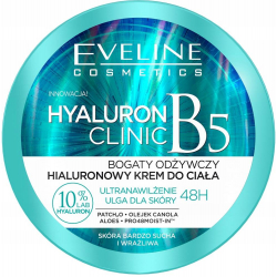 EVELINE HYALURON CLINIC BOGATY ODŻYWCZY KREM DO CIAŁA 200ML