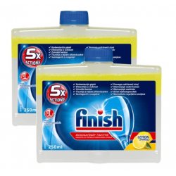 Finish do mycia zmywarki 2x250ml Lemon