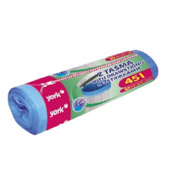 Worki na śmieci z taśmą 45l / 10 szt.