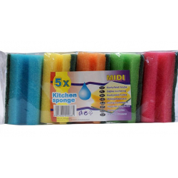 Zmywaki profilowane do naczyń 9x7x4,5cm  a'5 szt
