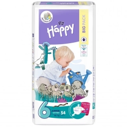 Pieluszki Bella Happy 6 Junior Extra 16+kg 54szt