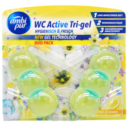 AMBI PUR WC 2x45g KULKI ACTIVE TRI GEL CITRUS &JASMIN