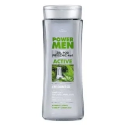 JOANNA POWER MEN Żel pod prysznic 4w1 ACTIVE dla mężczyzn konopie i wit. PP 300ml