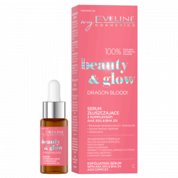 EVELINE BEAUTY GLOW KWASOWE SERUM ZŁUSZCZAJĄCE DRAGON BLOOD 18ML
