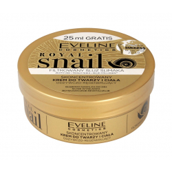 EVELINE ROYAL SNAIL ODŻYWCZO-REGENER KREM DO TWARZY I CIAŁA 200ML