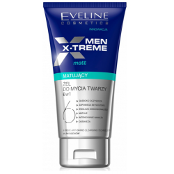 EVELINE MEN X-TREME MATUJĄCY ŻEL DO TWARZY 6W1 150ML