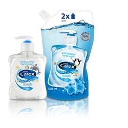CAREX MYDŁO ANTYBAKTERYJNE Z DOZOWNIKIEM 200ML