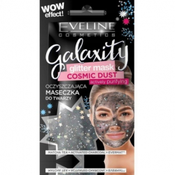 EVELINE GLITTER MASK BLACK 10ML