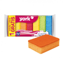 YORK Zmywak kuchenny COLOUR LUX 6+1 szt