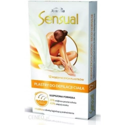 JOANNA SENSUAL Plastry do depilacji ciała włosy normalne