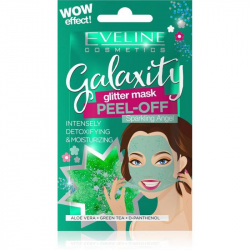 EVELINE GLITTER MASK GREEN, GALAXITY PEEL-OFF 10G