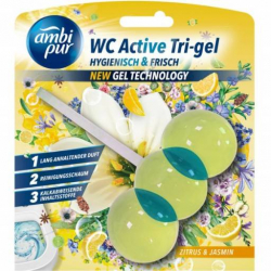 AMBI PUR WC 45g KULKI ACTIVE TRI GEL CITRUS &JASMIN