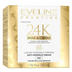 EVELINE PRESTIGE 24K SNAIL&CAVIAR KREM DZIEŃ 50ML