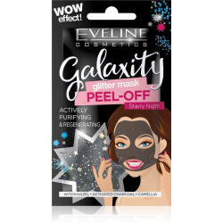 EVELINE GLITTER MASKA BLACK PEEL - OFF, GALAXITY, 10G