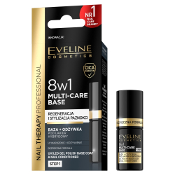 EVELINE ODŻYWKA+BAZA DO PAZNOKCI 8W1 POD LAK.HYBRYDOWY 5ML