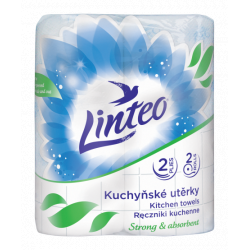 LINTEO RĘCZNIK 2-WARST. BIAŁY A'2