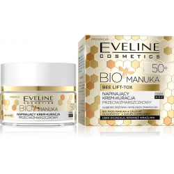 EVELINE BIO MANUKA LIFT KREM UJĘDRNIAJĄCY DZIEŃ/NOC 50+ 50ML