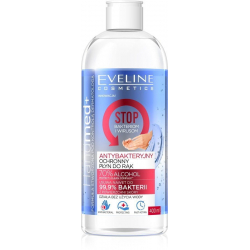 EVELINE HAND MED ANTYBAKTER PŁYN DO RĄK USUWA99,9% BAKTERII 400ML