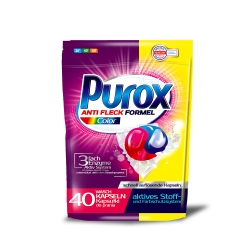 PUROX CAPS COLOR/UNIVERSAL kapsułki dwukomorowe do prania kolorów doypack